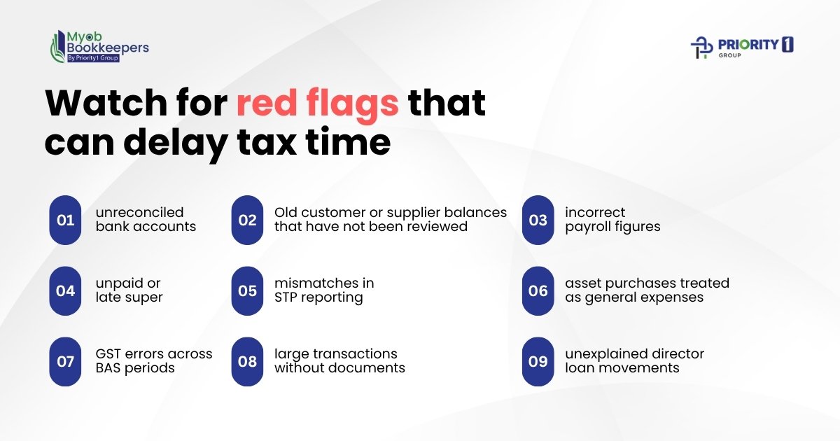 Red flags that can delay tax time