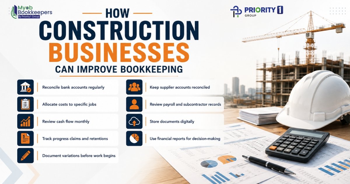 Bookkeeping Challenges for Construction Businesses 2 How construction Businesses can improve bookkeeping